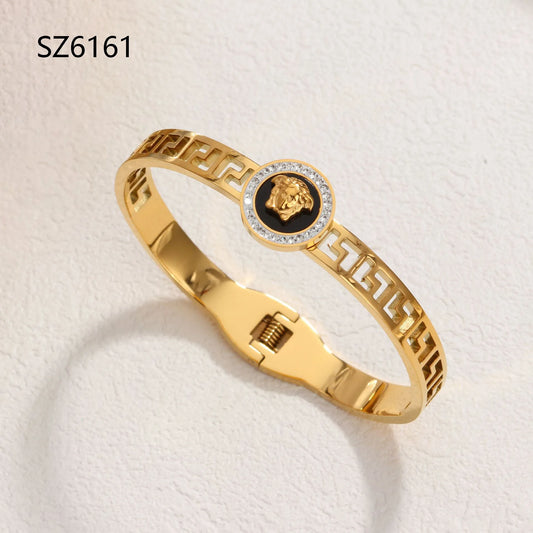 Bracelet Luxury Feel Commute Accessory Stainless Steel Plated